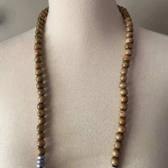 Bijou Brown & Black Barbados Statement Necklace - Picture 4 of 7